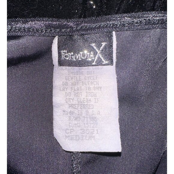 VTG 90's y2k Velvet liquid latex splattered bodycon Goth Dress Dark Fairy Prom M - Picture 10 of 11